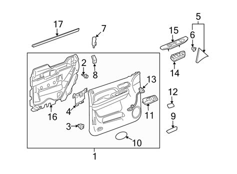 2004 suburban door sheet metal|Trim/Interior.